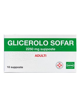 Glicerolo Sofar 2250 mg Adulti 18 supposte - SOFAR