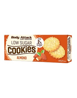 Low Sugar Cookies Almond 6 biscotti da 18 grammi - BODY ATTACK
