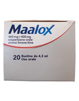 Maalox 460 mg + 400 mg 20 bustine da 4,3 ml - SANOFI