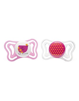 PhysioForma Light Silicone 16-36 Months 2 soothers - CHICCO