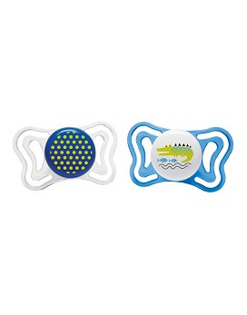 PhysioForma Light Silicone 16-36 Mesi 2 soothers - CHICCO