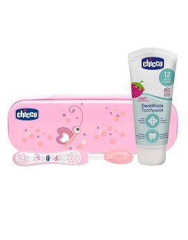 First Teeth Set 1 toothbrush + 1 toothpaste of 50 ml - CHICCO