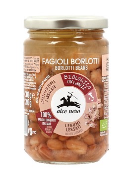 Borlotti Beans 300 grams - ALCE NERO