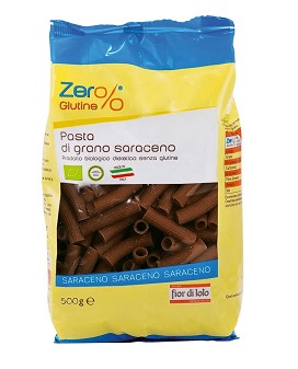 Zero% Glutine - Rigatoni di Grano Saraceno 500 grammi - FIOR DI LOTO