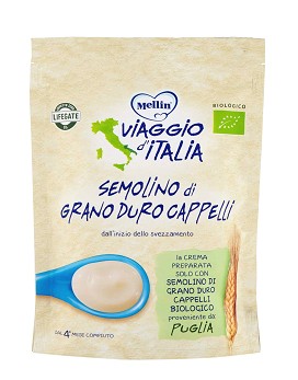 Viaggio d'Italia - Semolino di Grano Duro Cappelli 200 grammi - MELLIN
