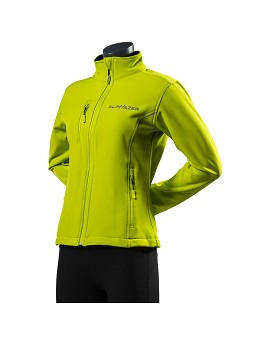 Giacca Soft Shell Donna Colore: Lime - ALPHAZER OUTFIT
