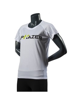 T-Shirt Poliestere Donna Colore: Bianco - ALPHAZER OUTFIT