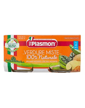 Mixed vegetables 100% natural for 4 months 160 grams - PLASMON