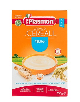 Crema di Cereali Riso da 4 Mesi 230 grammi - PLASMON