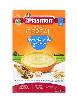 Crema di Cereali Semolino di Grano da 4 Mesi 230 grammi - PLASMON