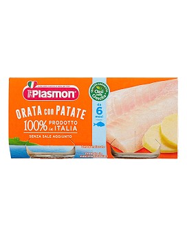 Sea bream with 100% natural potatoes for 6 months 160 grams - PLASMON