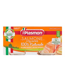 Salmone con Patate 100% Naturale da 6 Mesi 160 grams - PLASMON
