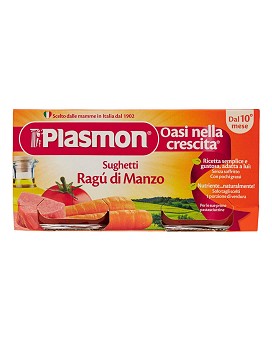 Sughetti Ragù di Manzo 100% Naturale dal 10° Mese 160 grammi - PLASMON