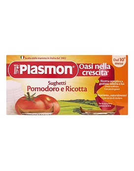 Tomato and Ricotta Sauces 100% Natural from 10° Month 160 grams - PLASMON