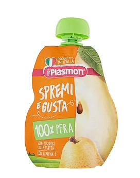Squeezer and Taste 100% Pear from 6 Months 100 grams - PLASMON