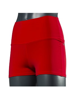 Fit High Waisted Shorts Colore: Rosso - YAMAMOTO OUTFIT