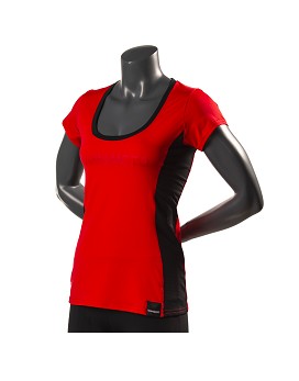 Lady Tech T-Shirt Color: Rojo - YAMAMOTO OUTFIT