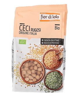 Organic Rough Chickpeas 400 grams - FIOR DI LOTO