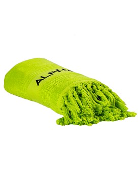 Beach Towel Hammam cm 90x160 300 GSM Color: Verde - ALPHAZER OUTFIT