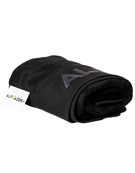 Beach Towel Velour cm 90x160 300 GSM Colour: Black - ALPHAZER OUTFIT