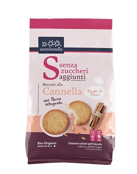 Senza Zuccheri Aggiunti - Biscotti alla Cannella con Farro Integrale 250 grammi - SOTTO LE STELLE