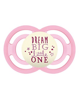 Perfect Night 6 Months+ Silicone 1 pink soother - MAM