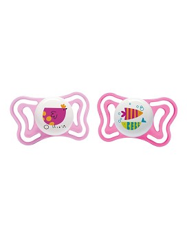 PhysioForma Light Silicone 16-36 Months 2 soothers - CHICCO