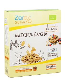 Zero% Glutine - Multicereal Flakes Bio 300 grams - FIOR DI LOTO