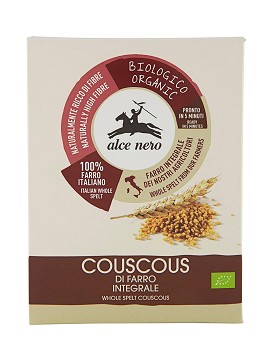 Couscous di Farro Integrale 500 grams - ALCE NERO