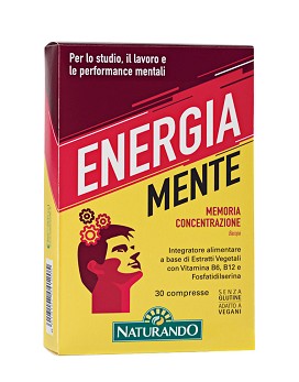 Energia Mente 30 tablets - NATURANDO