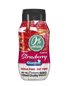 Strawberry Syrup 330ml - QUAMTRAX NUTRITION