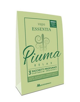Vapo Essentia Piuma - Relax 1 confezione contenente 3 sacchetti e 3 cartoncini - PUMILENE VAPO
