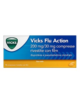 Vicks Flu Action 200 mg/30 mg 12 compresse - VICKS
