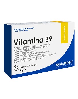 Vitamina B9 Acido folico 400mcg 60 tablets - YAMAMOTO RESEARCH
