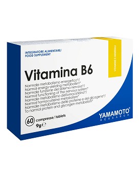 Vitamina B6 Piridossina 10mg 60 compresse - YAMAMOTO RESEARCH