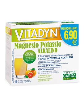 Vitadyn - Magnesio Potassio Alkalino 10 bustine da 6 grammi - PHYTO GARDA