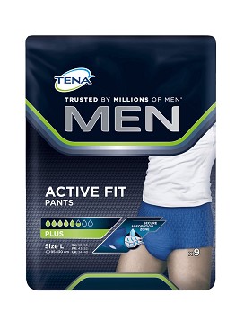 Men - Active Fit Pants Plus 9 assorbenti taglia M - TENA