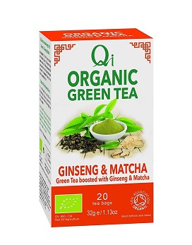 Qi - Organic Green Tea Ginseng & Matcha 20 sachets of 1,6 grams - KI