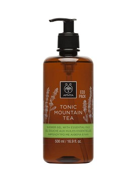 Tonic Mountain Tea Shower Gel 250ml - APIVITA