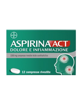 Aspirina Act Dolore e Infiammazione 1000 mg 12 compresse - ASPIRINA
