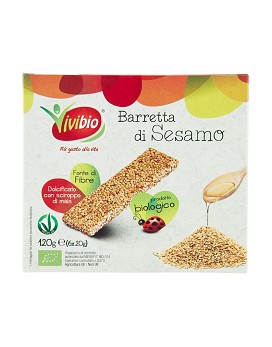 Barretta di Sesamo 6 bars of 20 grams - VIVIBIO