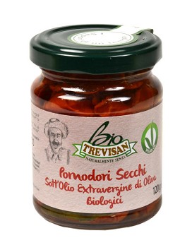 Pomodori Secchi Sott'Olio Extravergine di Oliva Biologici 120 grammi - TREVISAN