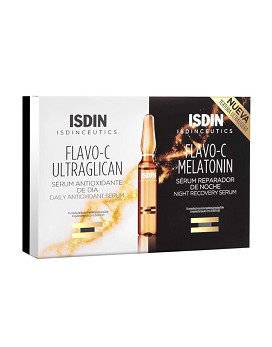 Isdinceutics - Flavo-C Ultraglican e Melatonin 20 fiale da 2 ml - ISDIN