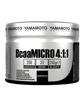 BcaaMICRO 4:1:1 MCU-20® 200 comprimidos - YAMAMOTO NUTRITION