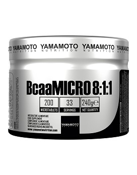 BcaaMICRO 8:1:1 MCU-20® 200 comprimidos - YAMAMOTO NUTRITION