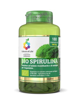 Bio Spirulina 180 tablets of 500mg - OPTIMA