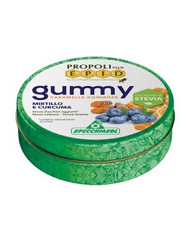 Epid Propoli Plus Gummy Mirtillo e Curcuma 40 grammi - SPECCHIASOL