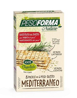 Cracker Gusto Meditarraneo 8 pacchetti da 30 grammi - PESOFORMA