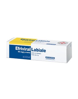 Efriviral Labiale 50 mg/g Crema 3 grammi - EFRIVIRAL