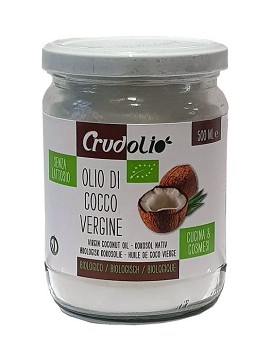 Olio di Cocco Estratto a freddo 500 ml - CRUDOLIO